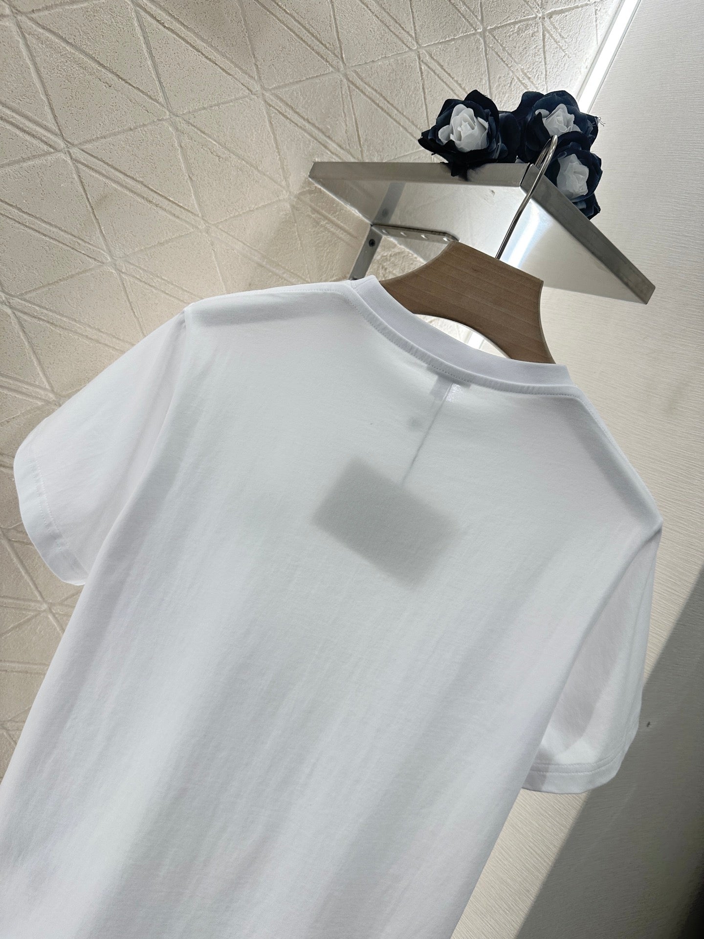LOEW 25S EMBROIDERED FLOWER T-SHIRT TEE 265626
