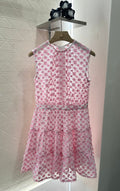LOUIS VUITTON LV 25S SLEEVELESS JACQUARD DRESS 265595
