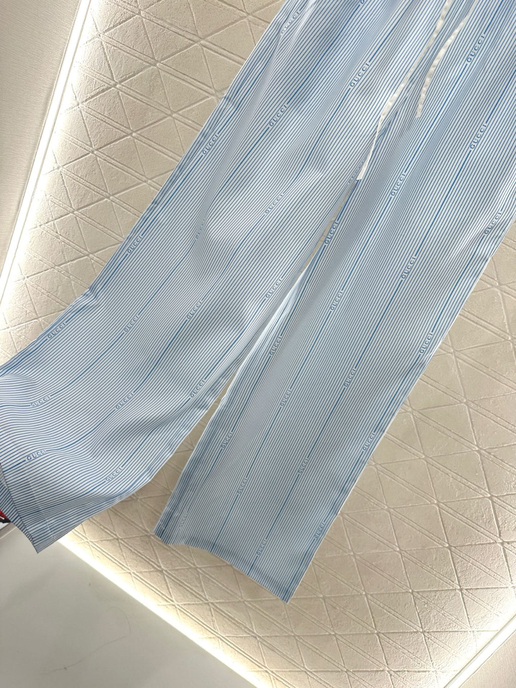 GUCCI STRIPED WIDE-LEG PANTS 276516