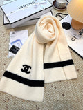 CHANEL 25S SCARF 175 CM IN WOOL CASHMERE 943160