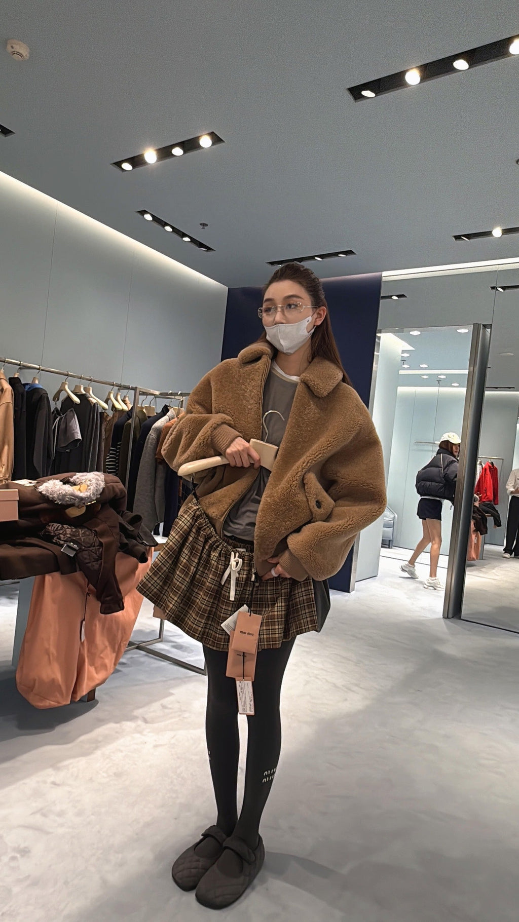 MIUMIU FLEECE-LINED JACKET STYLE 725