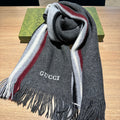GUCCI SCARF 180 CM COLORFUL KNIT WOOL 401255