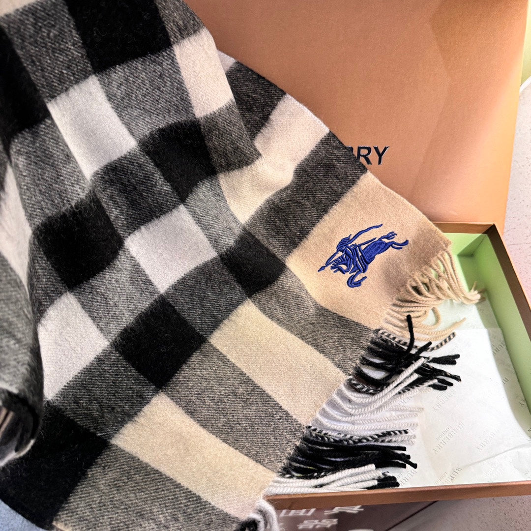 SCARF 180 CM IN COLORFUL CASHMERE 410340