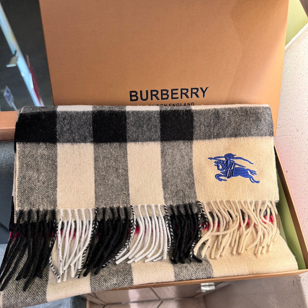 SCARF 180 CM IN COLORFUL CASHMERE 410340