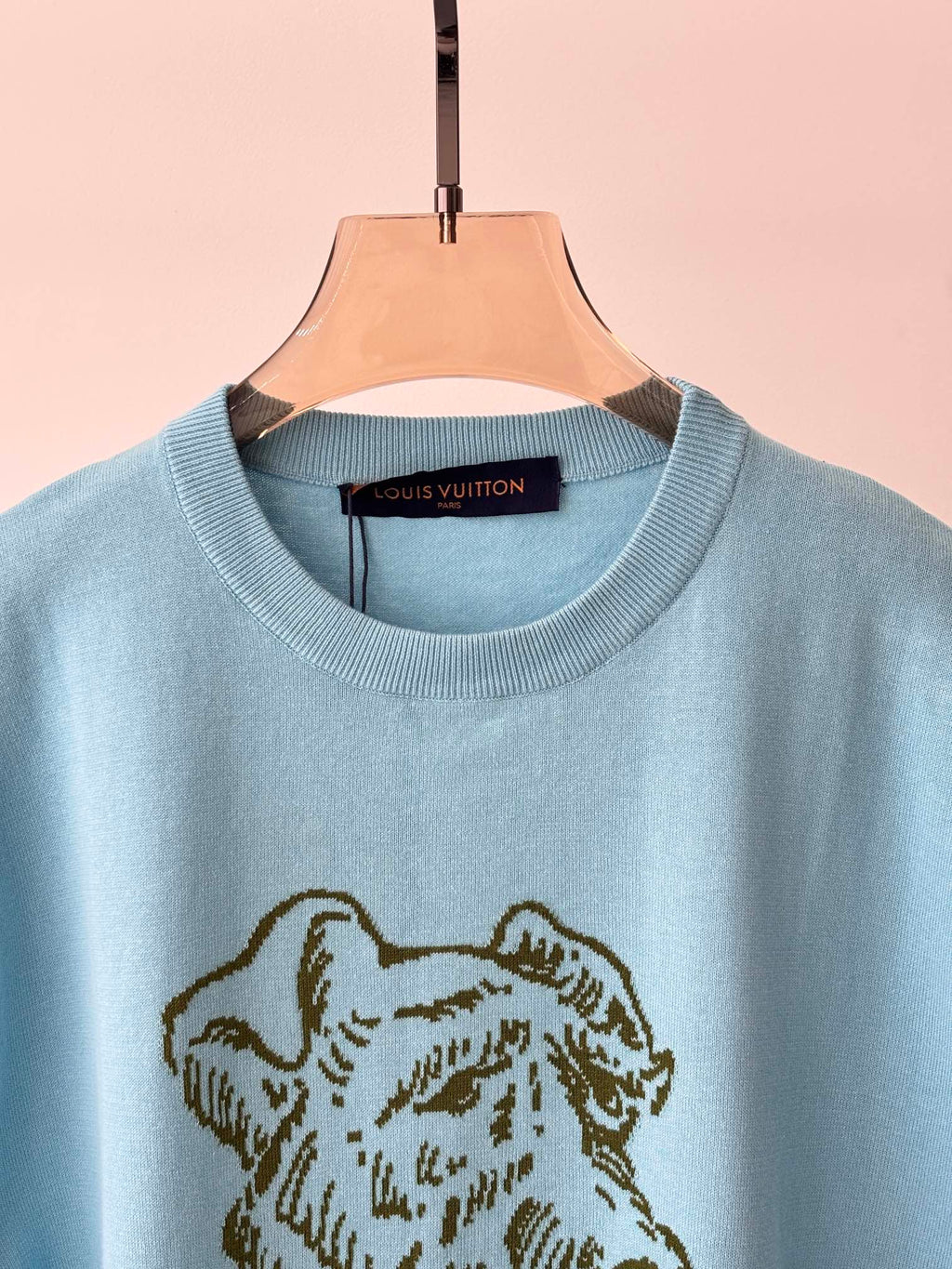 LOUIS VUITTON LV 25 T- Shirt Sky Blue Cotton 232739