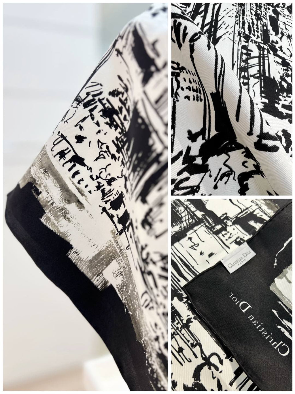 DIOR SCARF 90 CM IN SILK 603565