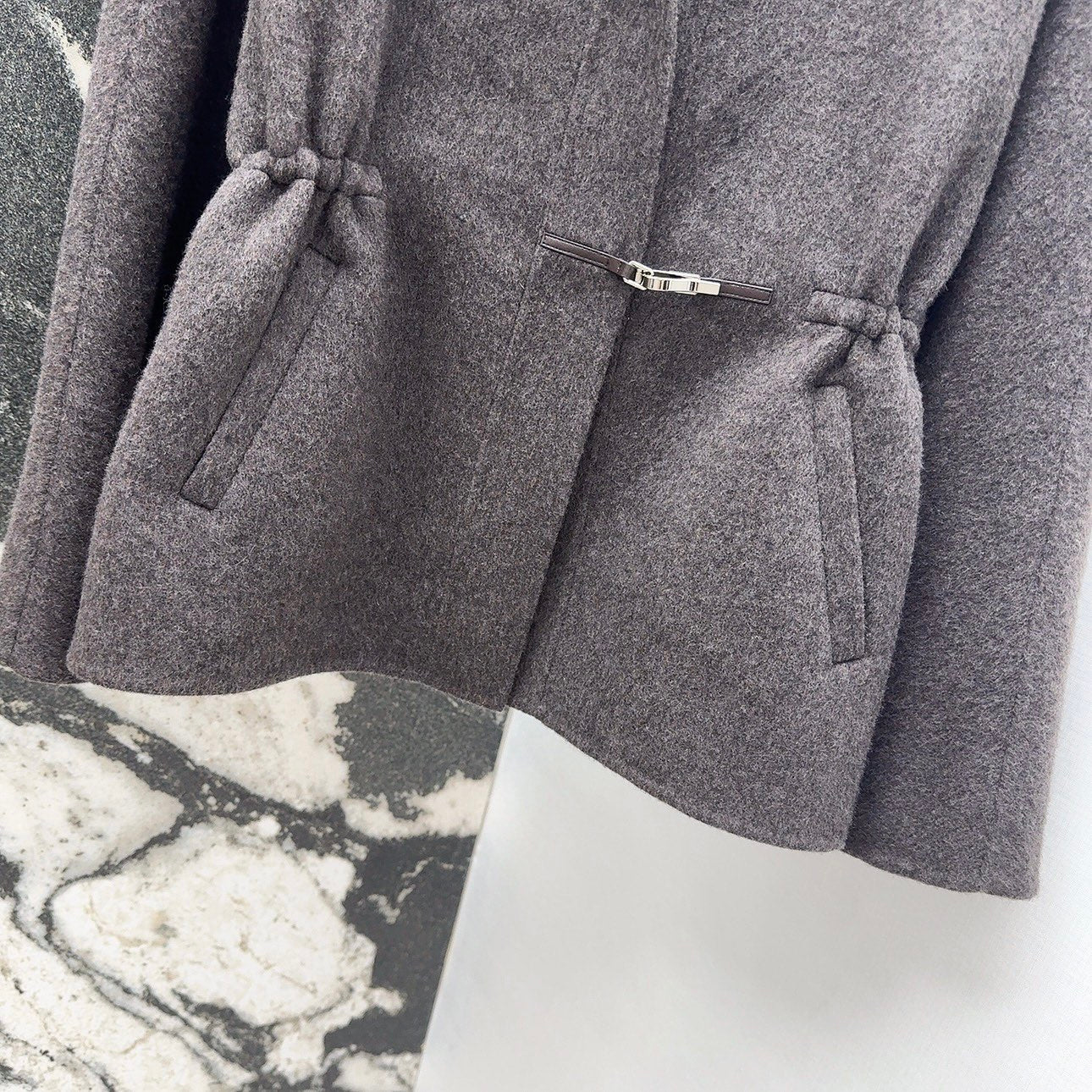 HERMES HERMES 25S REVERSIBLE LONG KNIT CARDIGAN 173