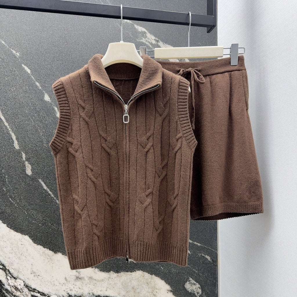 HERMES HERMES 25S KNIT VEST SET 528309