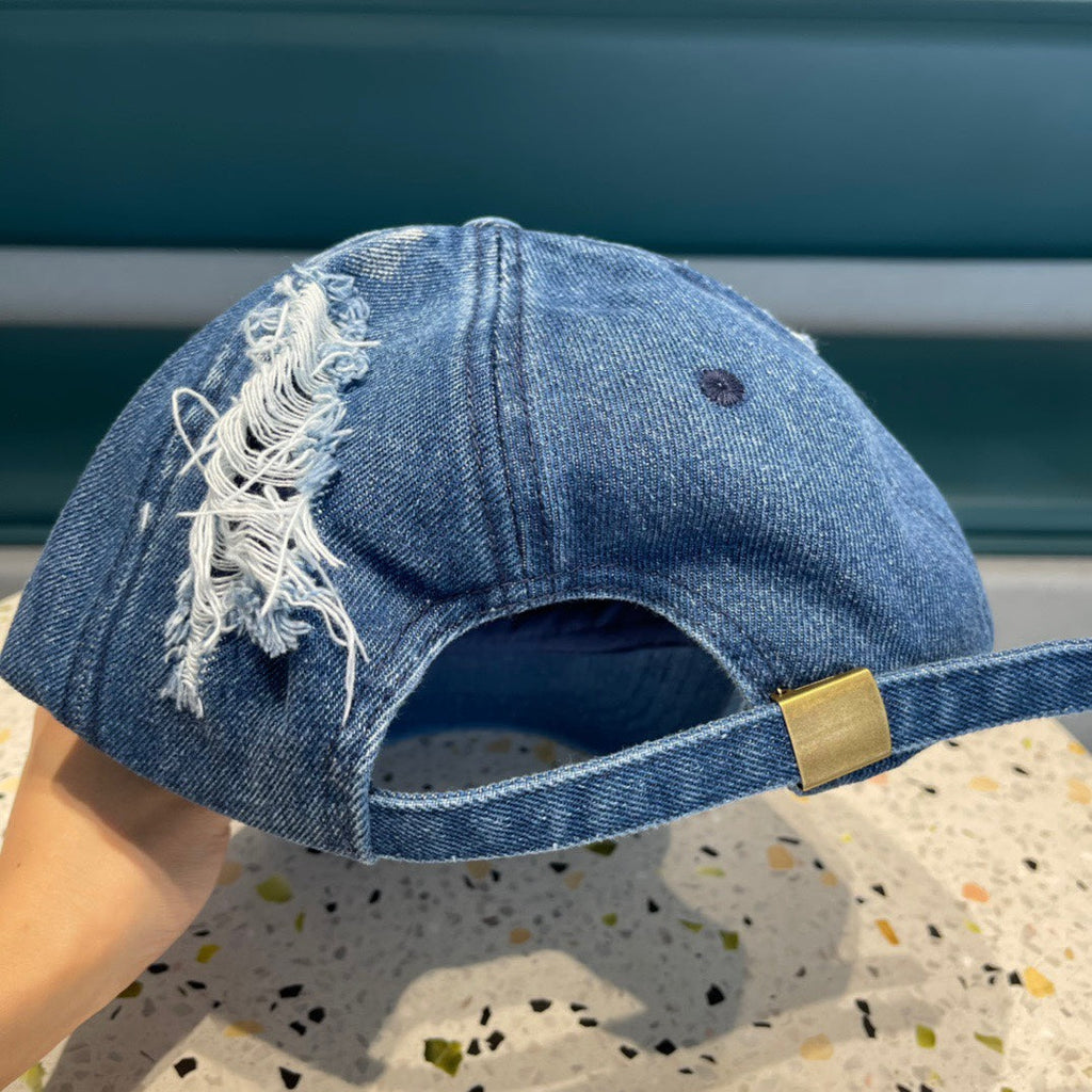 LOUIS VUITTON BASEBALL CAP IN CLASSIC BLUE DENIM 433085