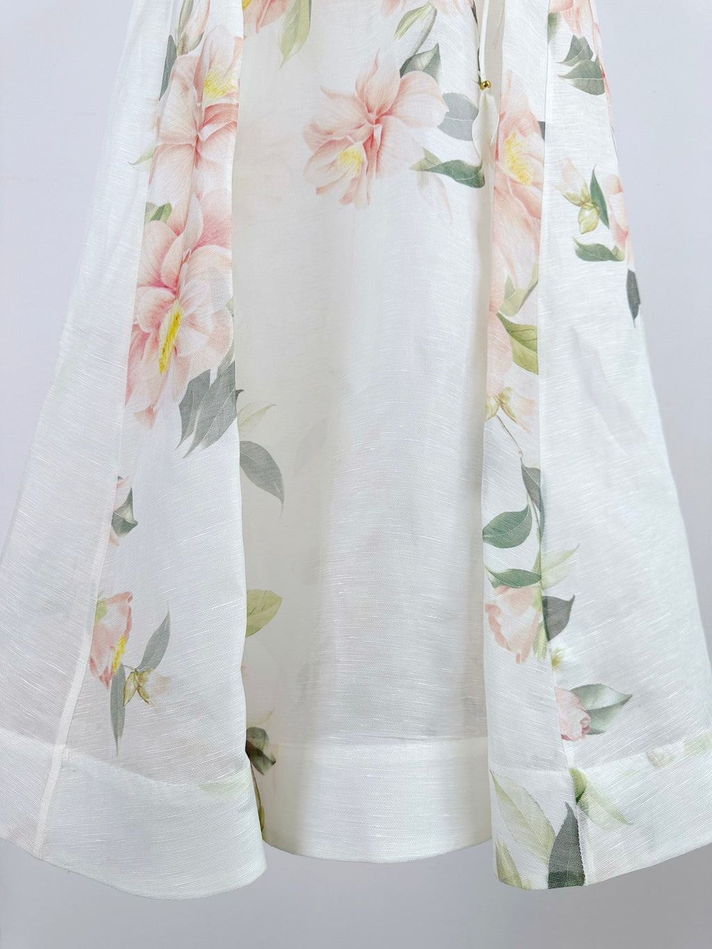 DITSY FLORAL PRINT LONG DRESS NATURA 25S IN SILK 266337