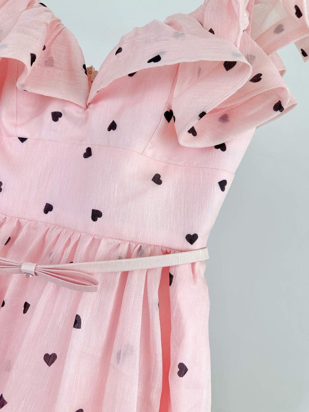 ZIMMERMANN HEART-PRINT KNEE-LENGTH DRESS 270169