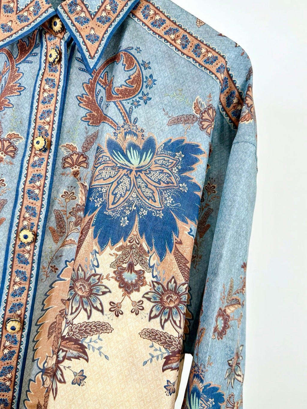 SHIRT ASCENSION OVERSIZED 25S IN SPUN SILK 266328