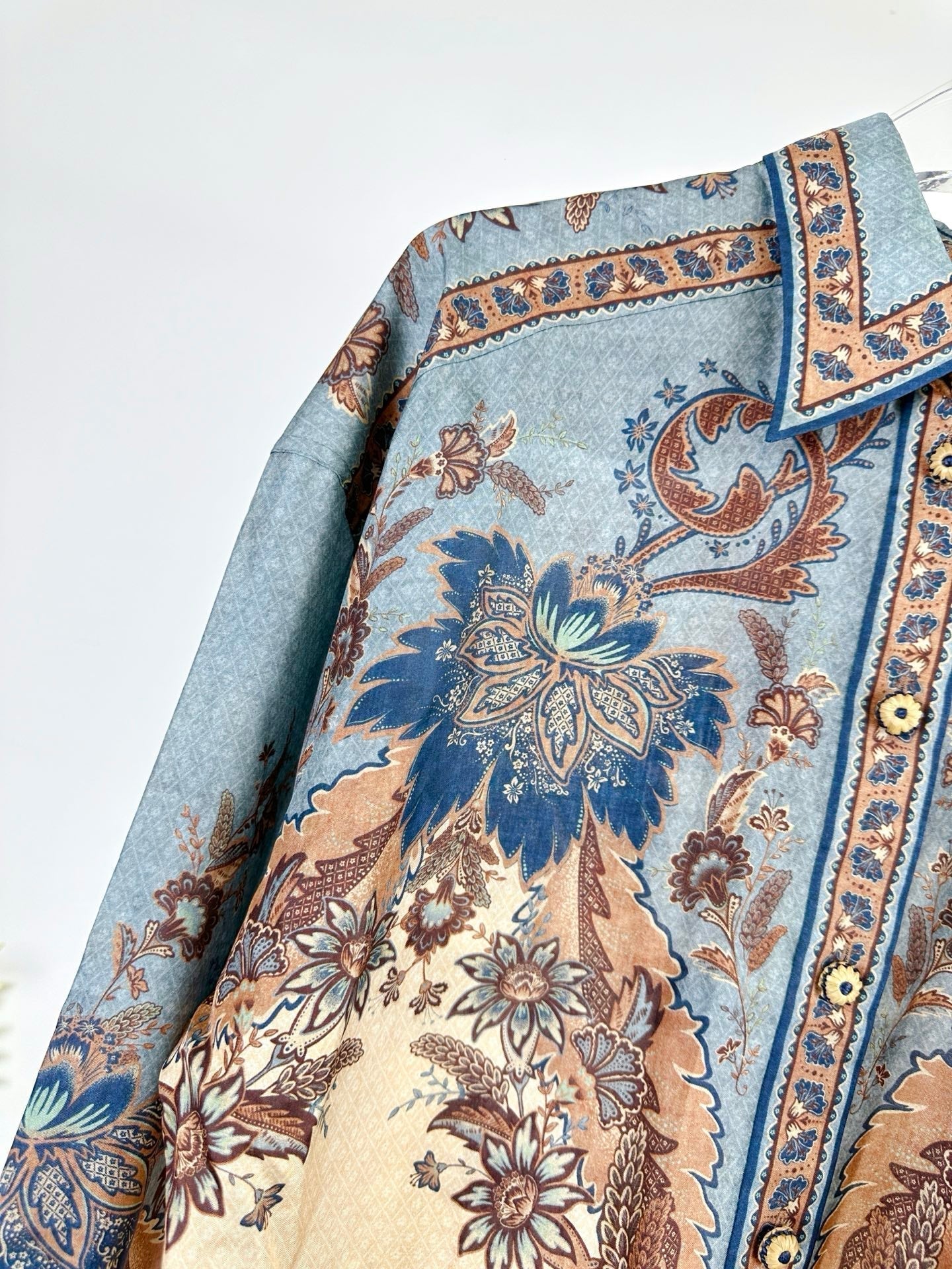 SHIRT ASCENSION OVERSIZED 25S IN SPUN SILK 266328