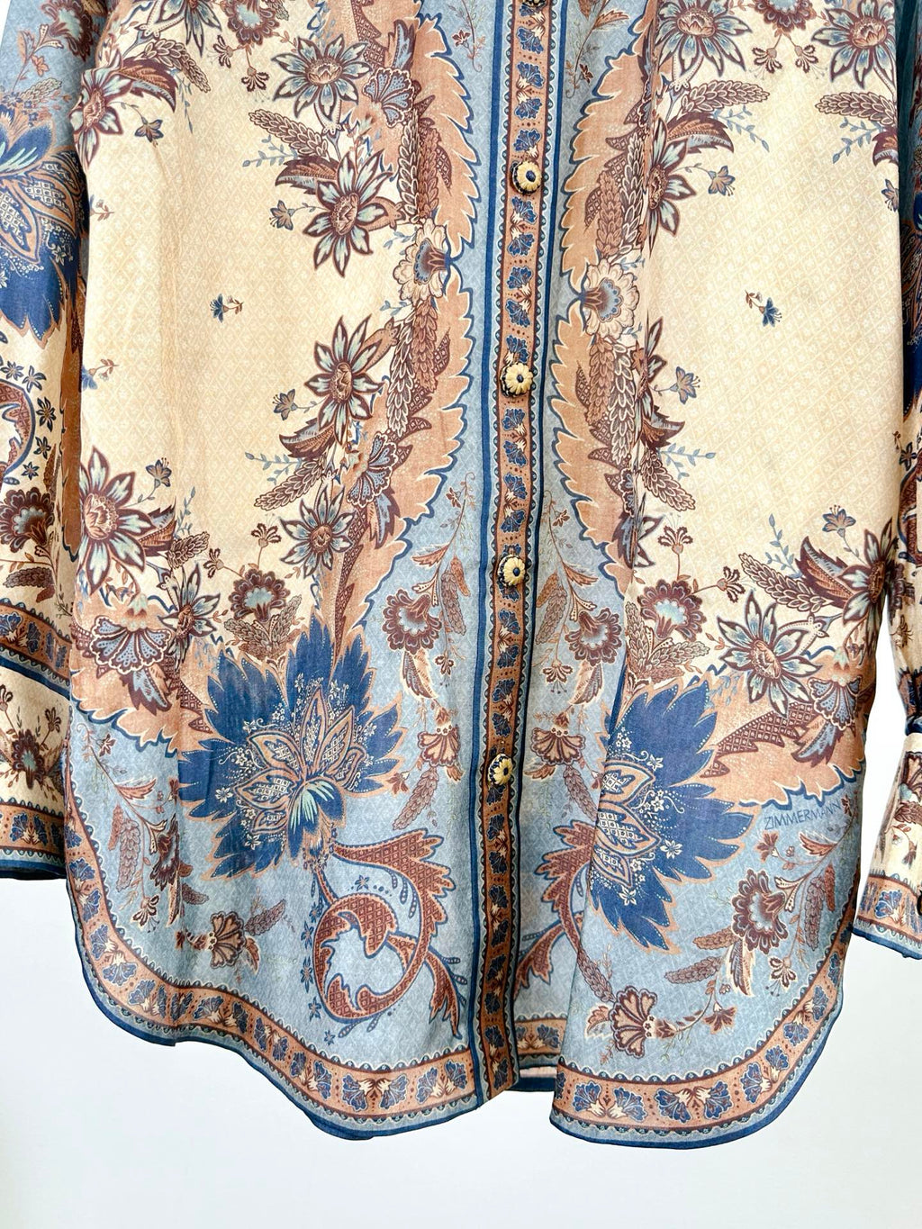 SHIRT ASCENSION OVERSIZED 25S IN SPUN SILK 266328