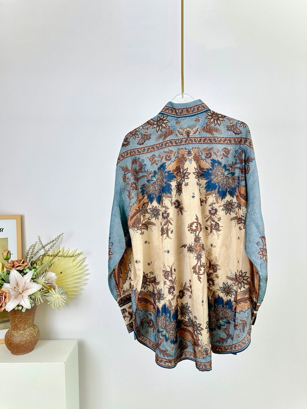 SHIRT ASCENSION OVERSIZED 25S IN SPUN SILK 266328