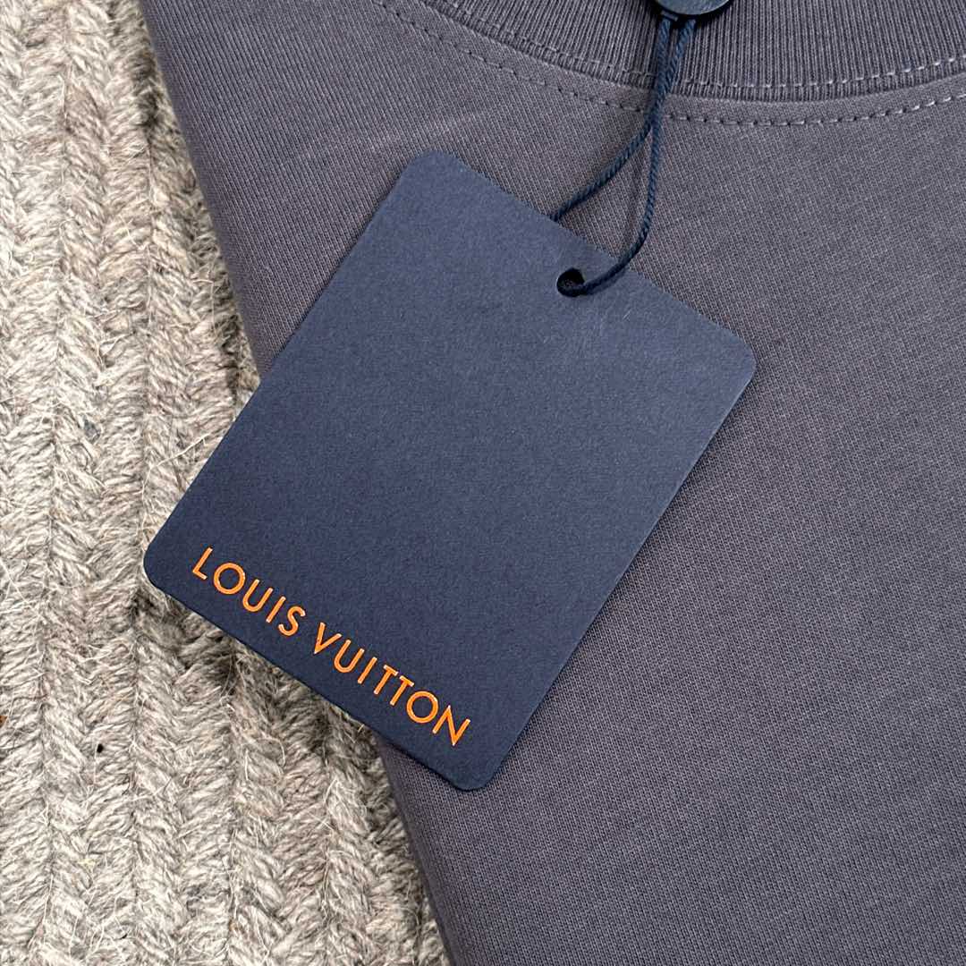 LOUIS VUITTON LV GRAY COTTON T-SHIRT 238910
