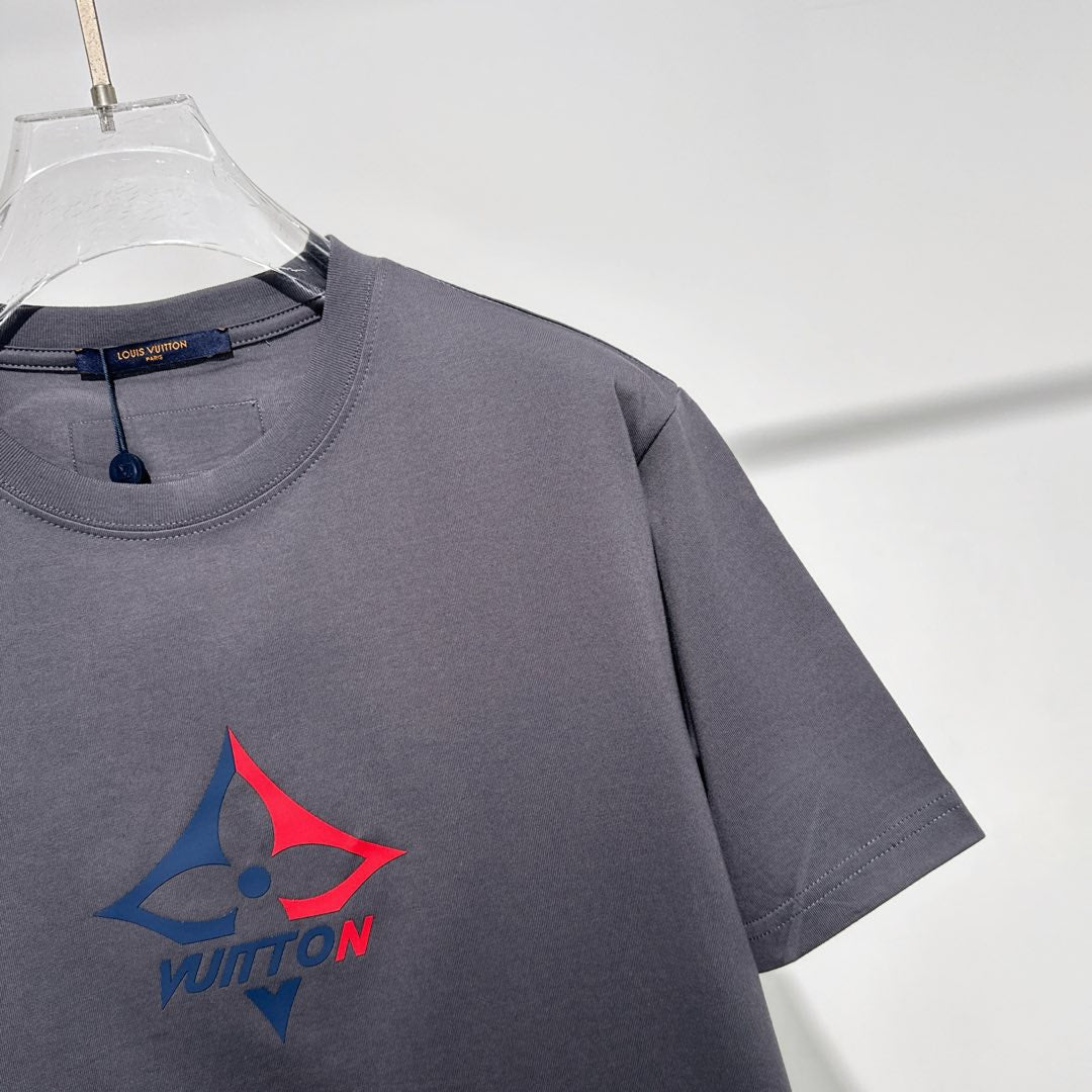 LOUIS VUITTON LV GRAY COTTON T-SHIRT 238910