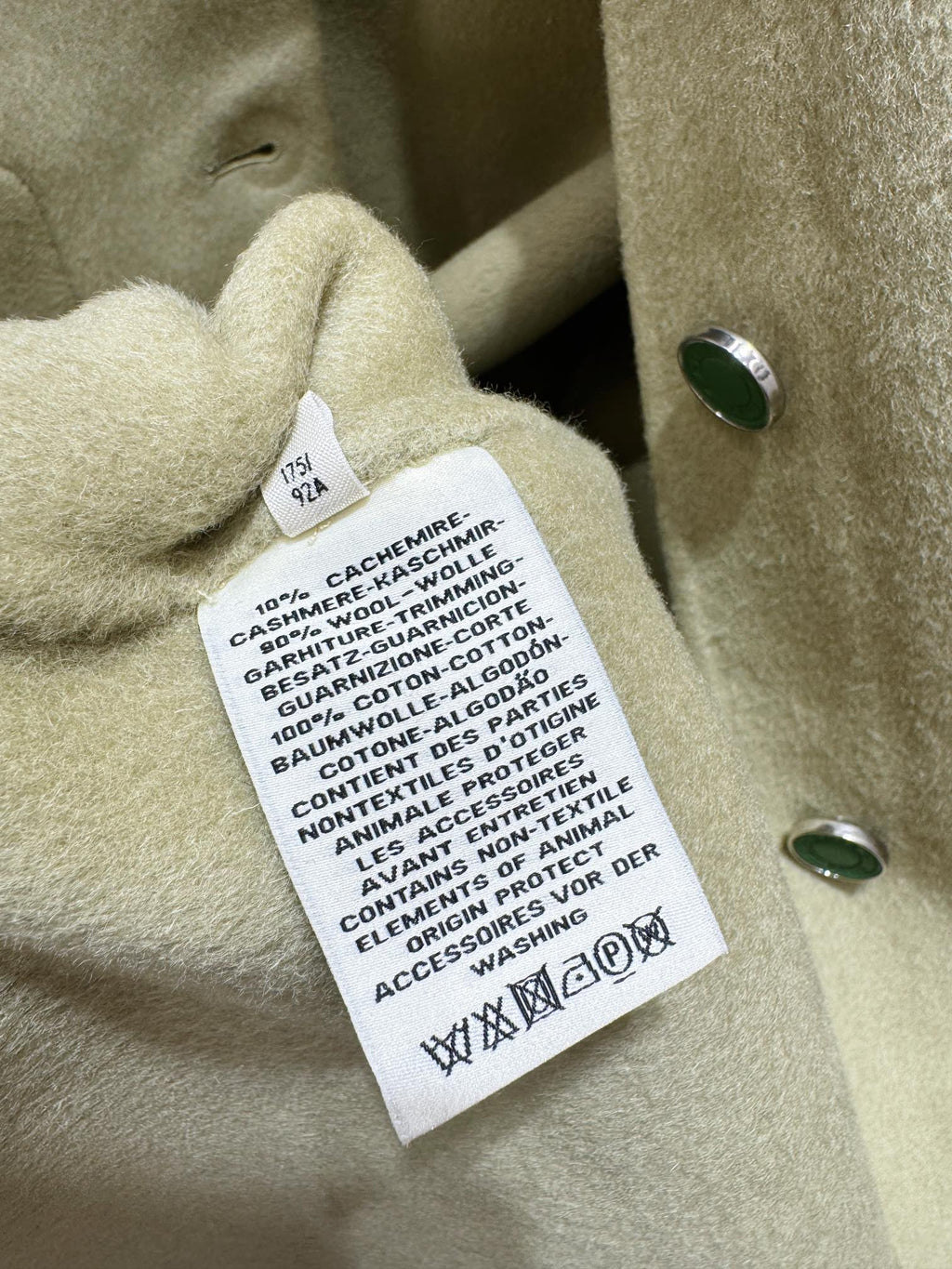 HERMES HERMES 25S LONG CASERE COAT 171