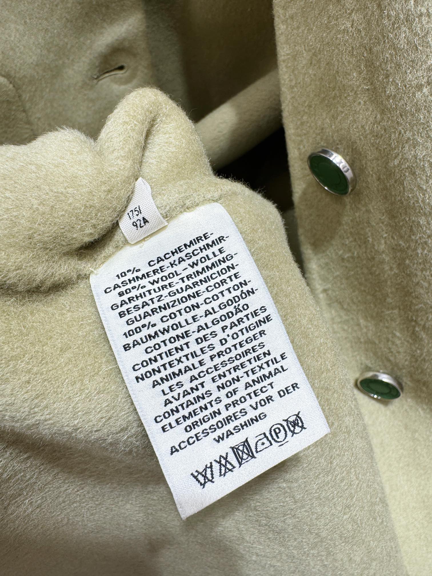 HERMES HERMES 25S LONG CASERE COAT 171