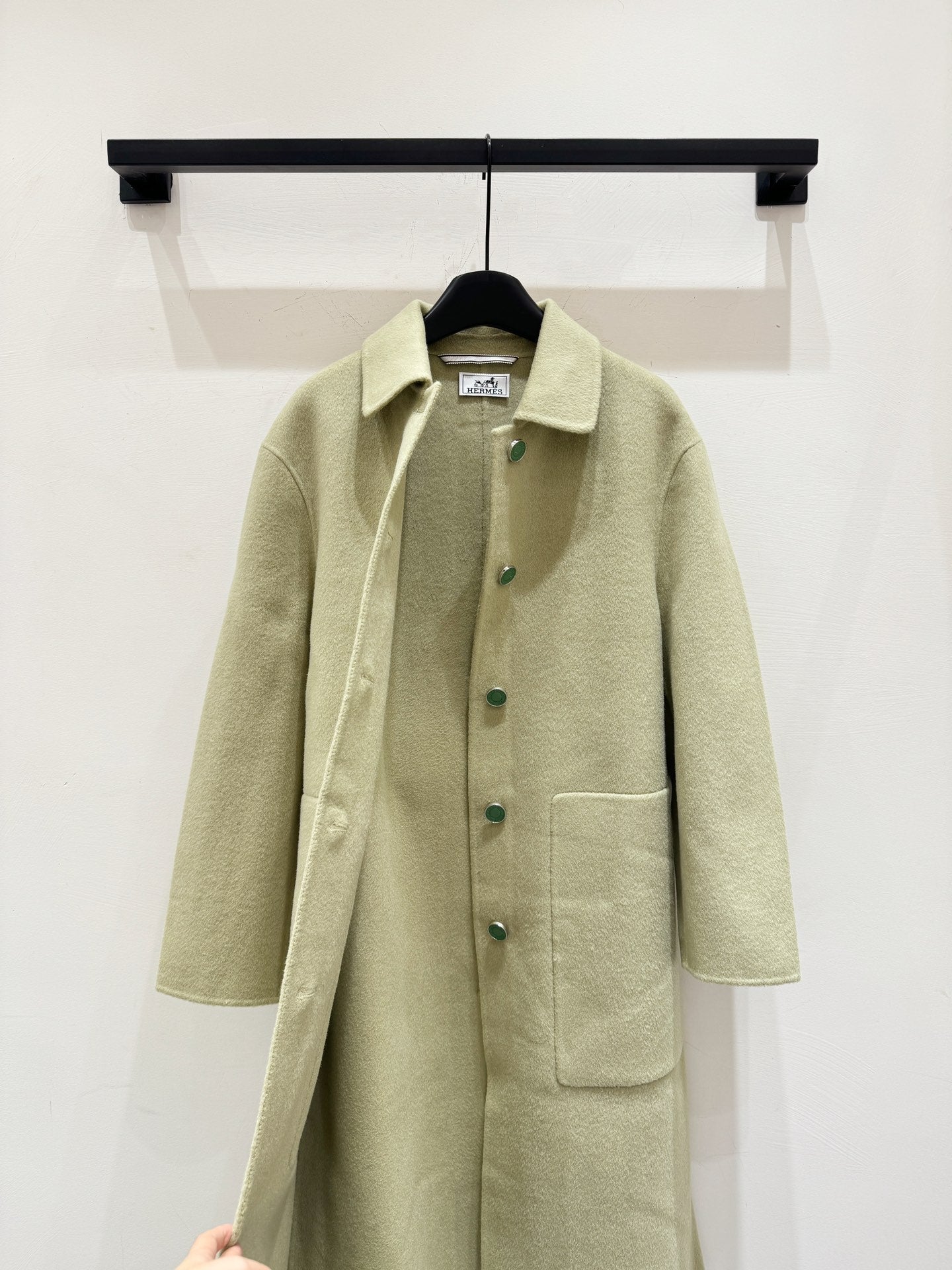 HERMES HERMES 25S LONG CASERE COAT 171