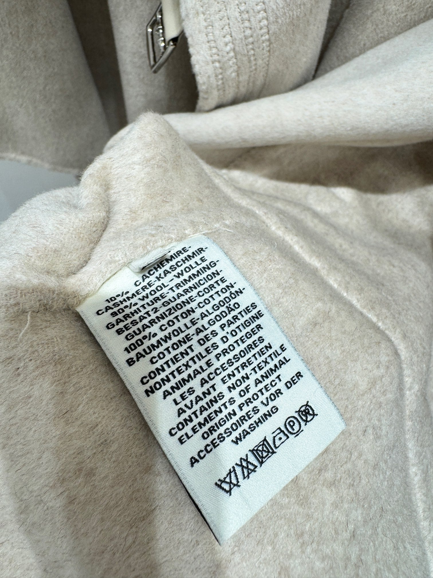 HERMES HERMES 25S LONG CASERE COAT 156