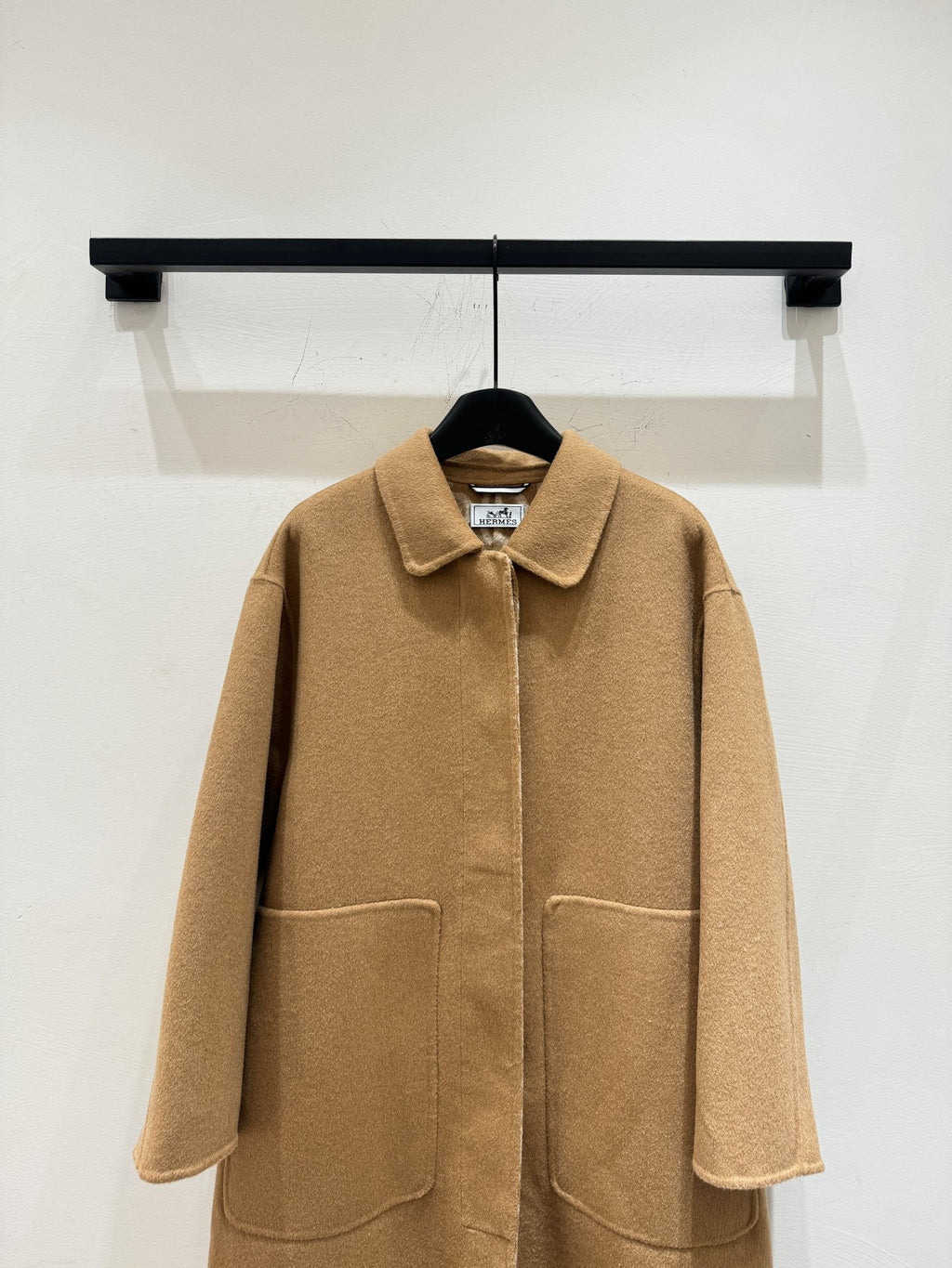 HERMES HERMES 25S LONG CASERE COAT 155