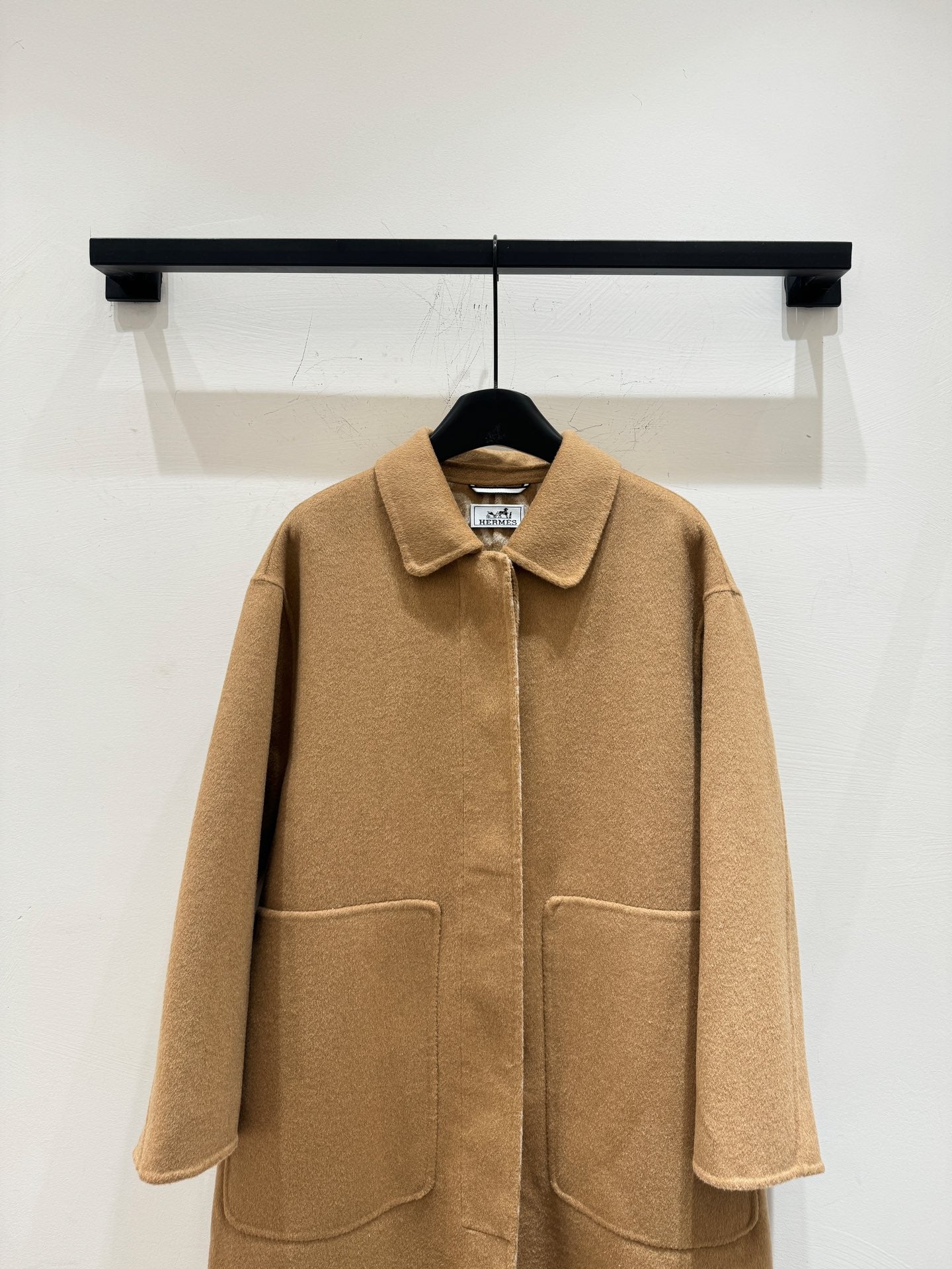 HERMES HERMES 25S LONG CASERE COAT 155
