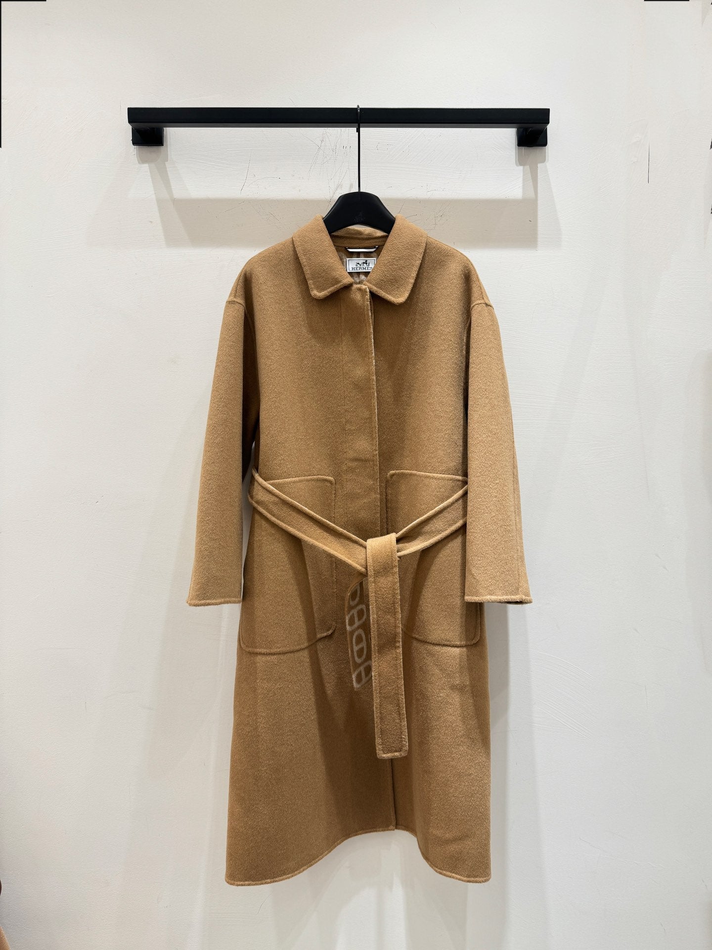 HERMES HERMES 25S LONG CASERE COAT 155