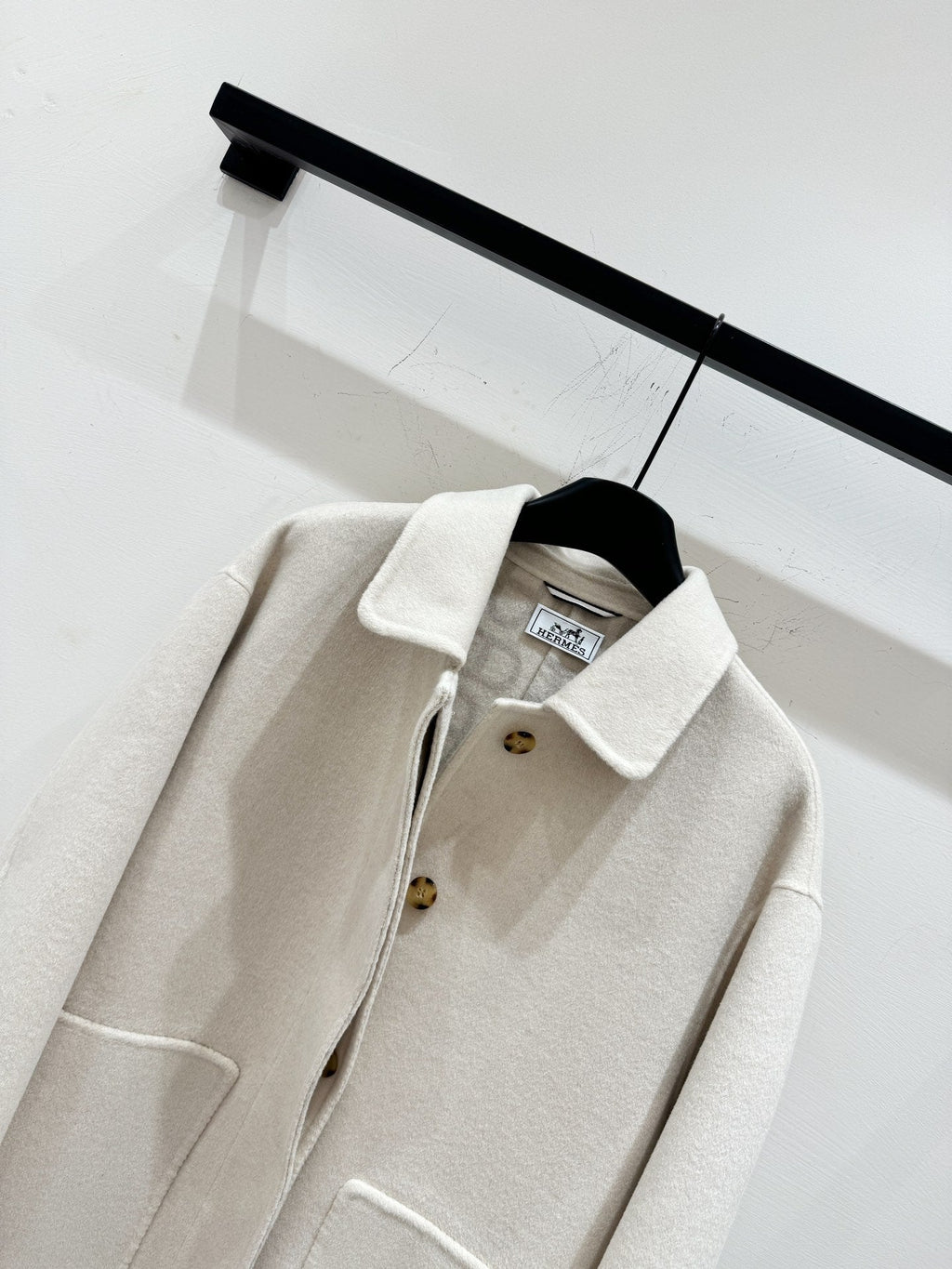 HERMES HERMES 25S LONG CASERE COAT 154
