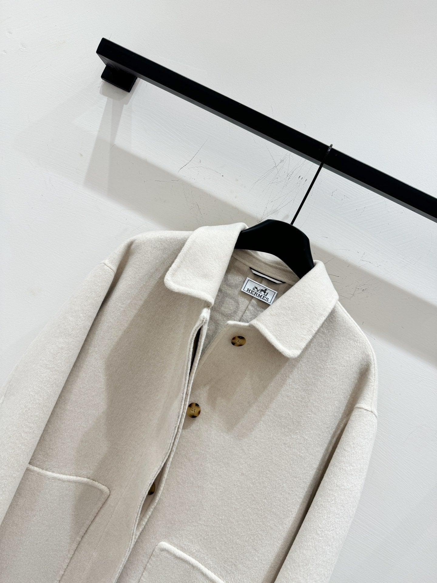 HERMES HERMES 25S LONG CASERE COAT 154