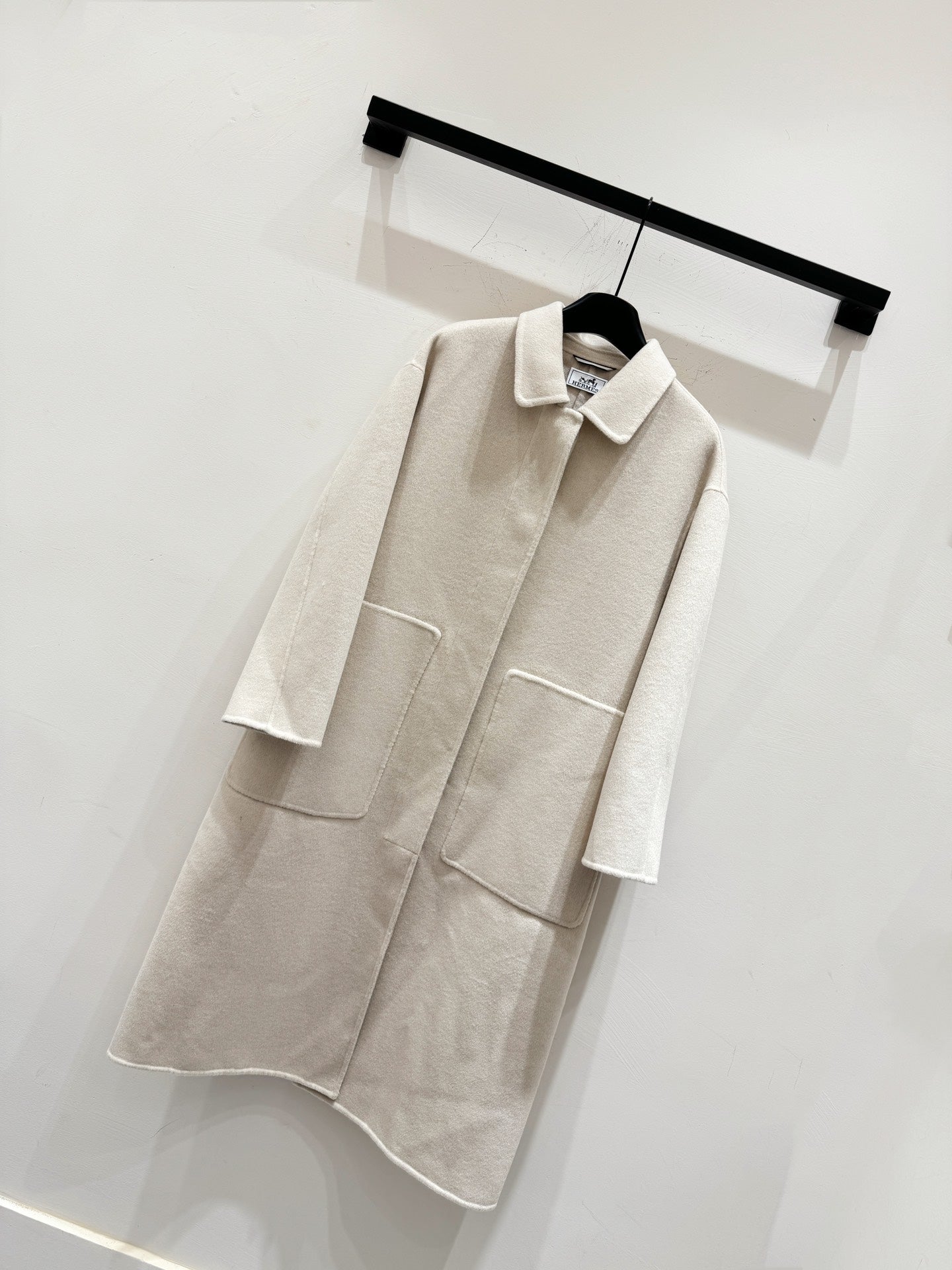 HERMES HERMES 25S LONG CASERE COAT 154