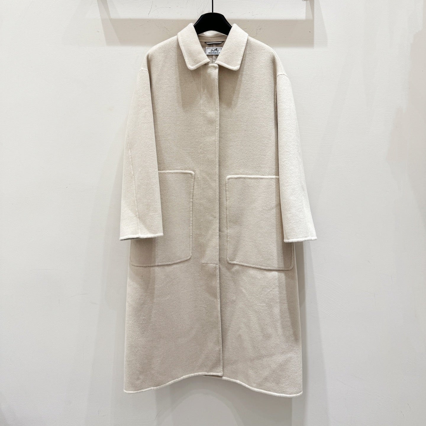 HERMES HERMES 25S LONG CASERE COAT 154