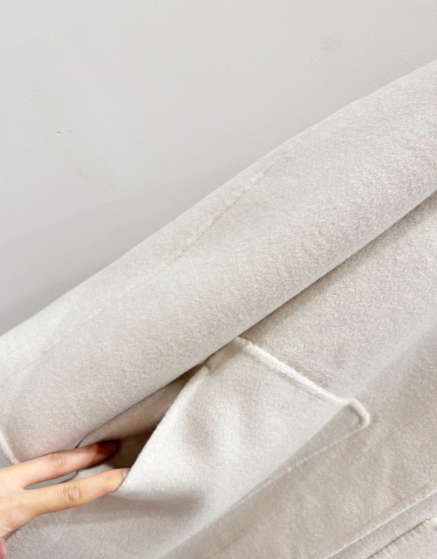 HERMES HERMES 25S LONG CASERE COAT 154