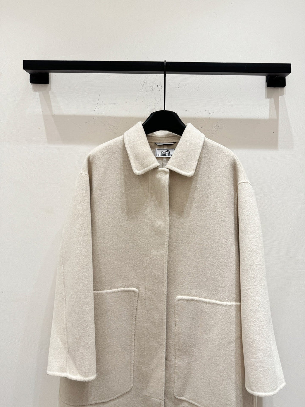 HERMES HERMES 25S LONG CASERE COAT 154