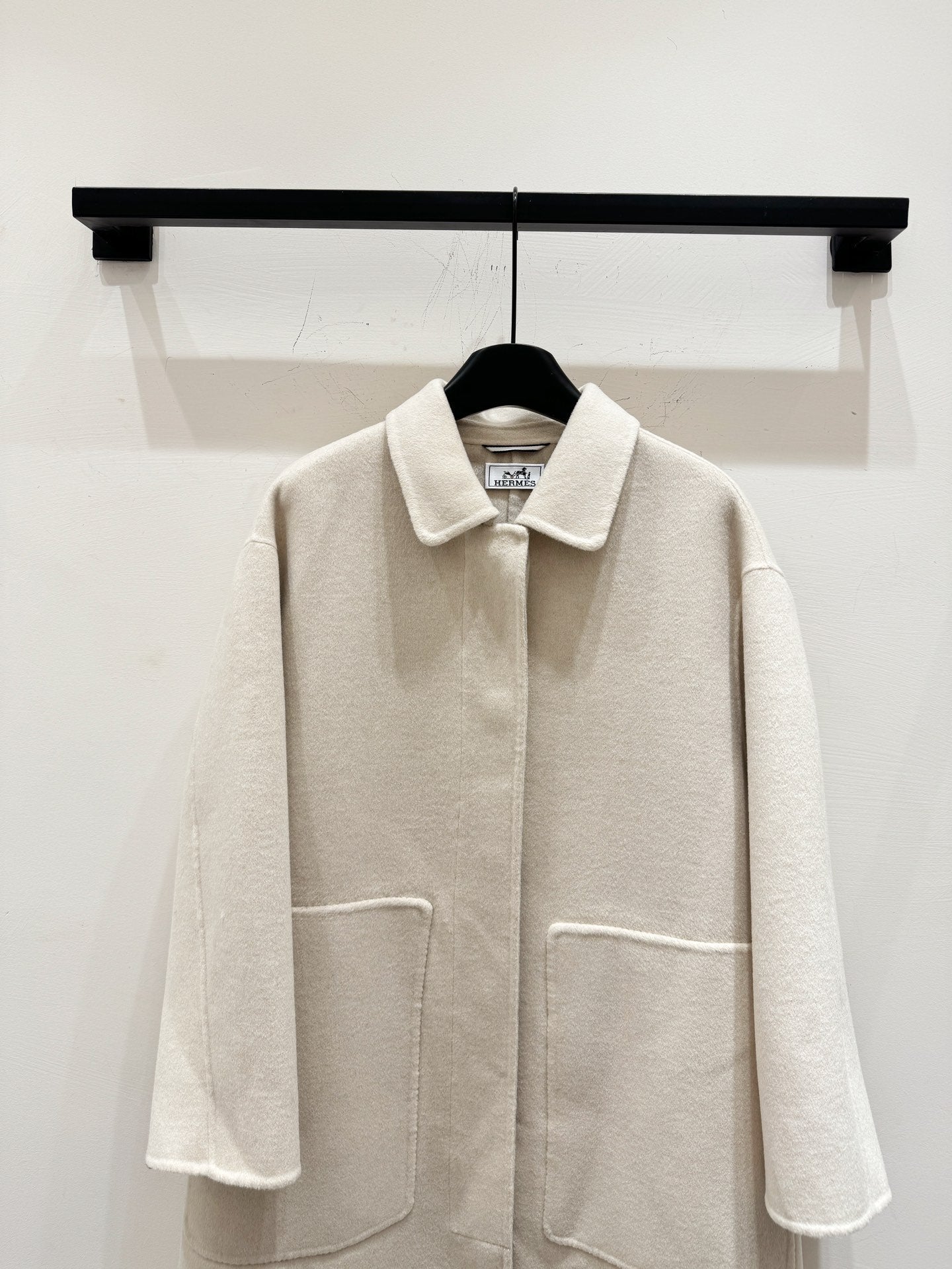 HERMES HERMES 25S LONG CASERE COAT 154