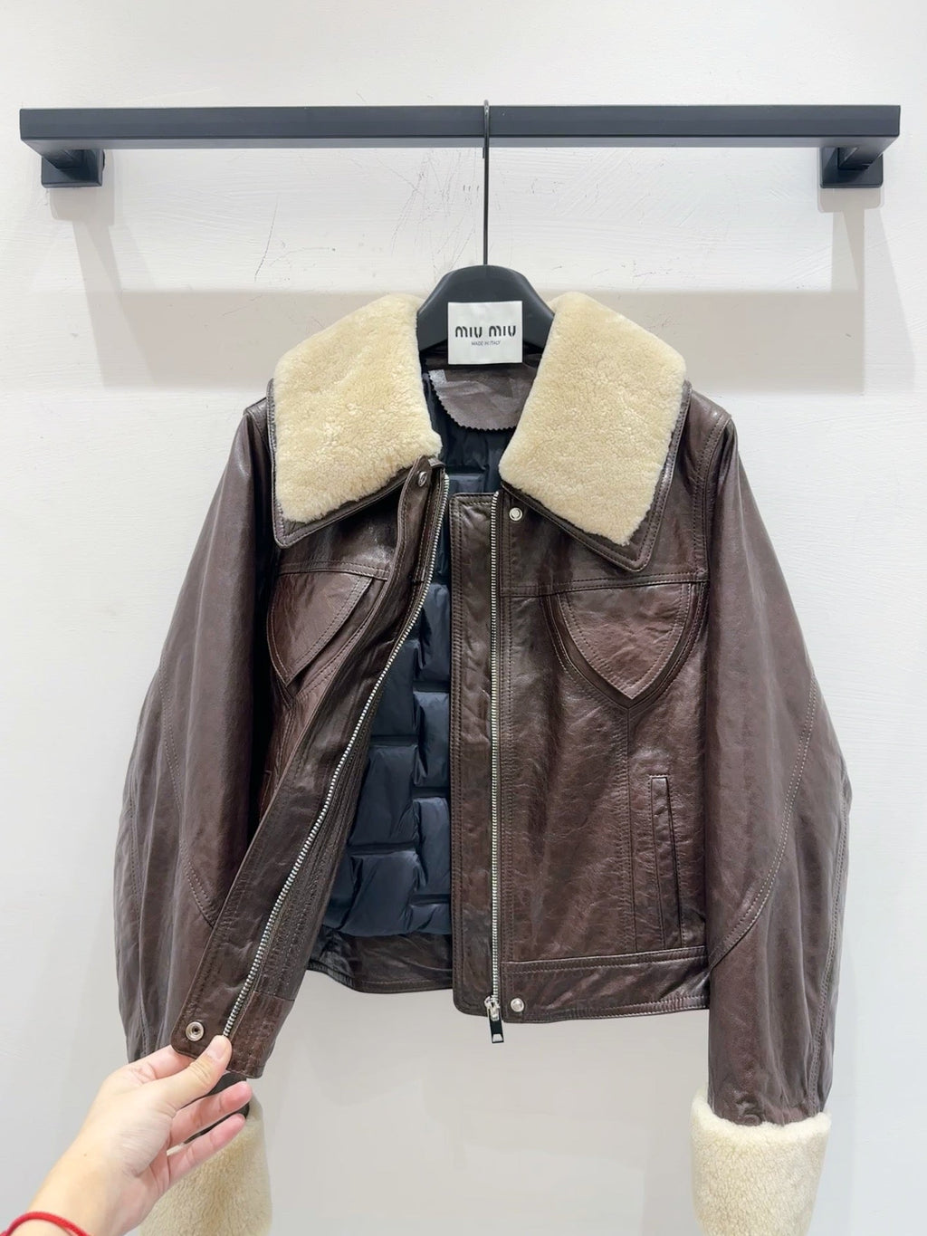 MIUMIU LEATHER JACKET STYLE 585