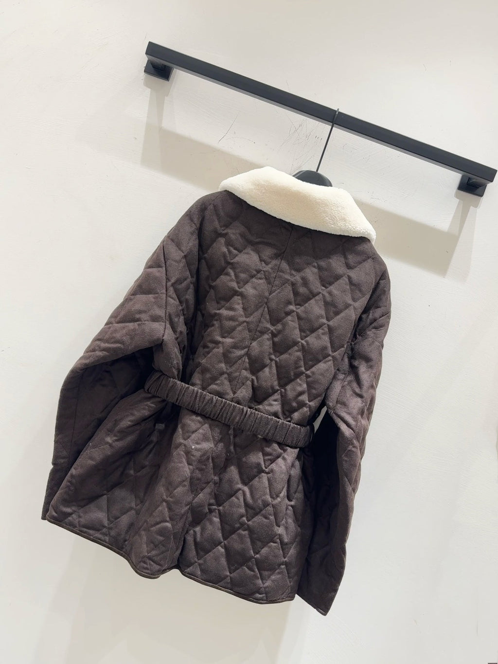 PRADA 25S WOOL SHEEPSKIN COAT 244