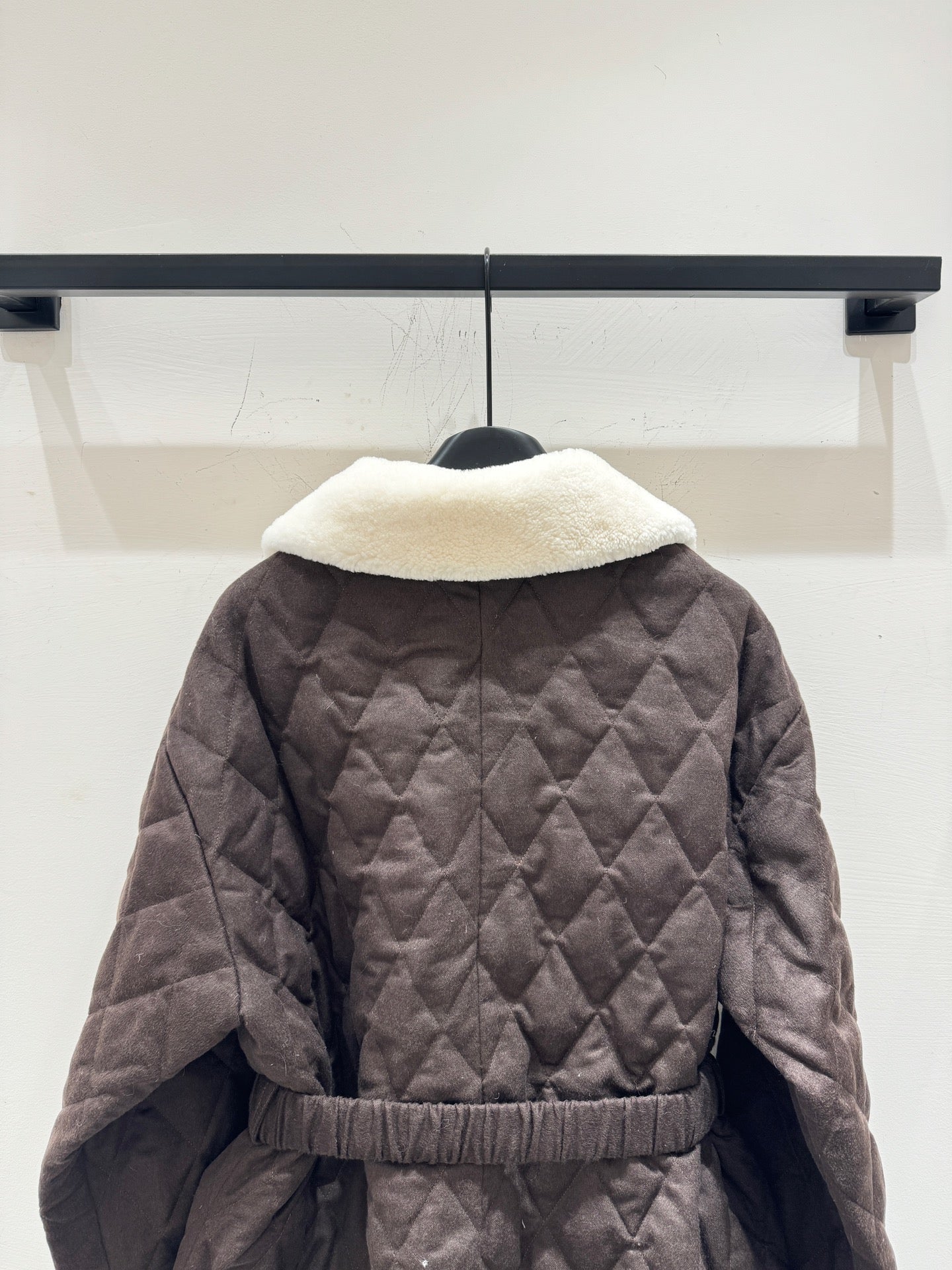 PRADA 25S WOOL SHEEPSKIN COAT 244