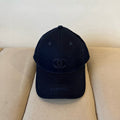 CHANEL BASEBALL HAT IN NAVY BLUE COTTON 672894