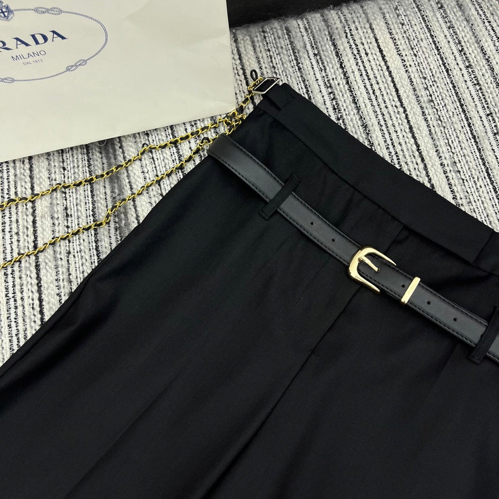 PRADA 25S STRAIGHT-LEG DRESS PANTS 346