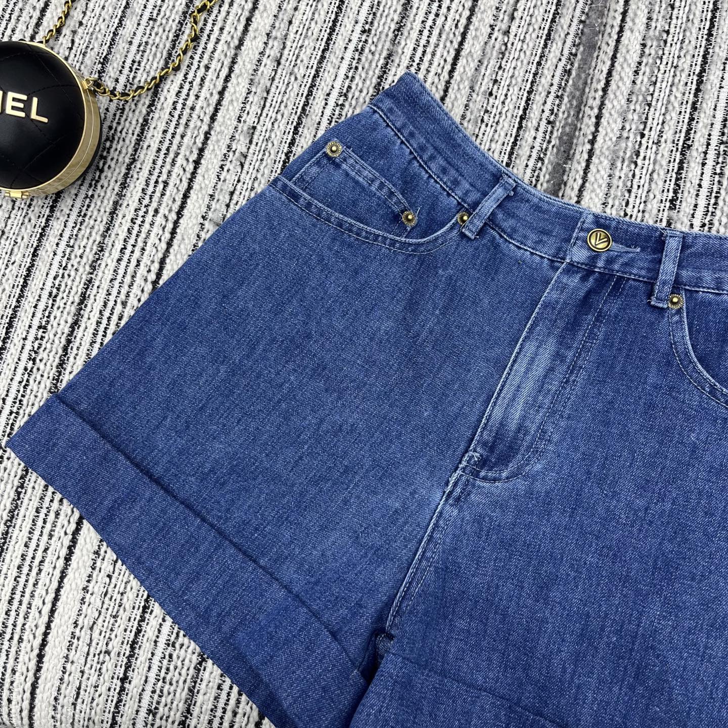 CELINE Celine 25C Denim Short 228442