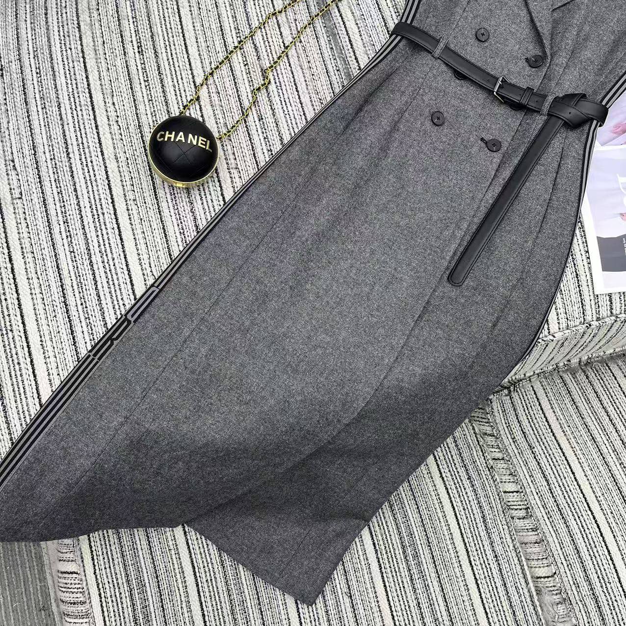 DIOR 25S LONG DOUBLE-BREASTED BLAZER DRESS 800