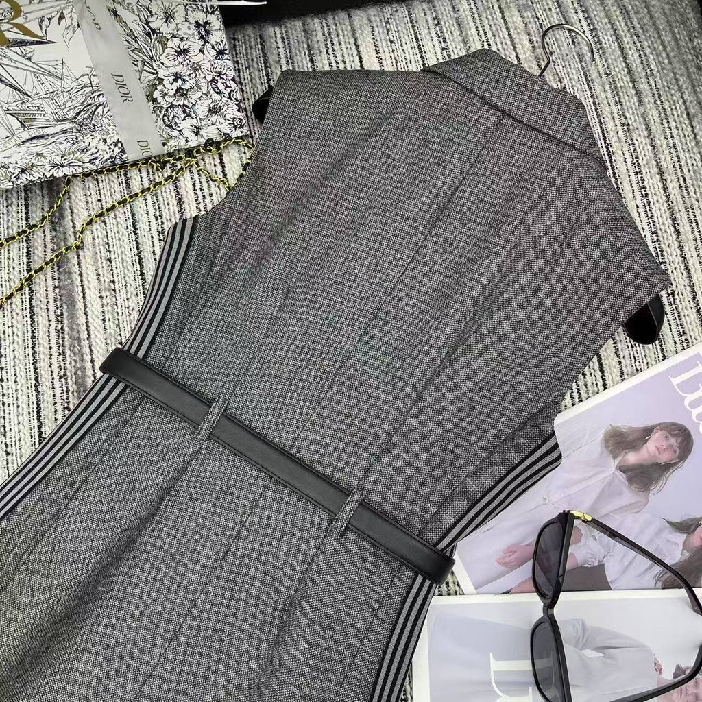 DIOR 25S LONG DOUBLE-BREASTED BLAZER DRESS 800