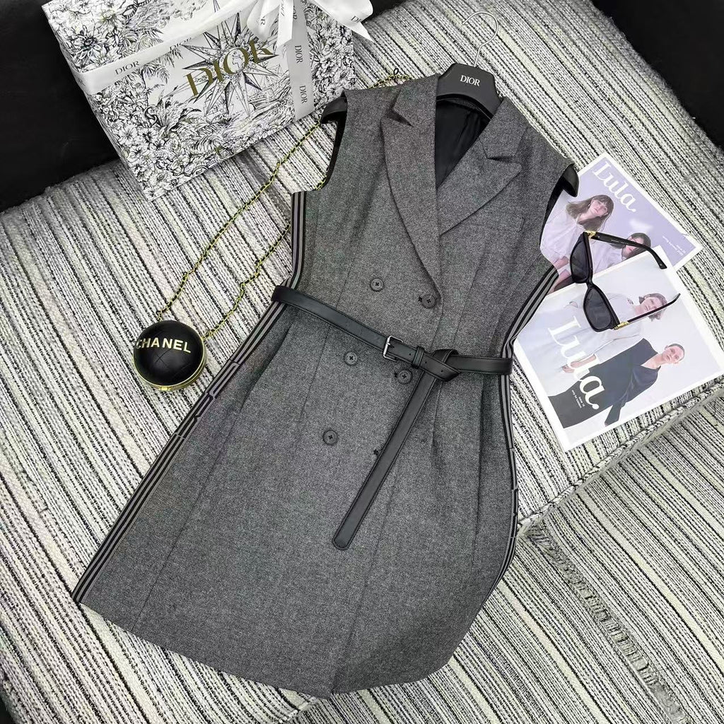 DIOR 25S DOUBLE-BREASTED BLAZER DRESS 799