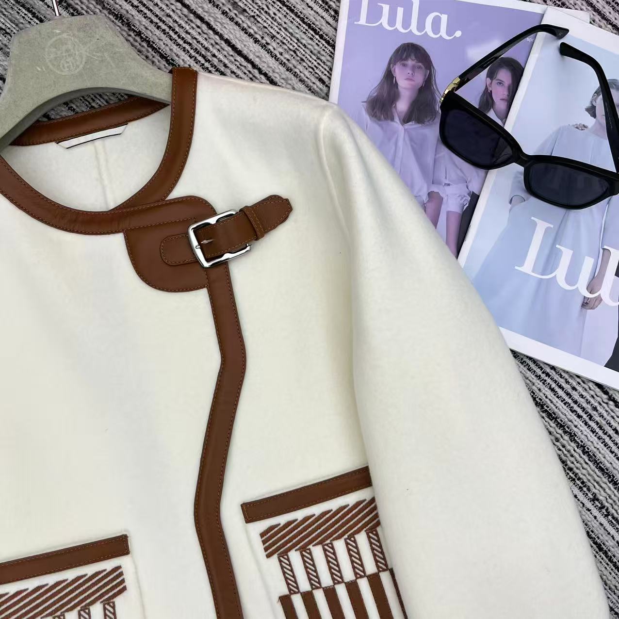 HERMES 25S KNITTED JACKET 052