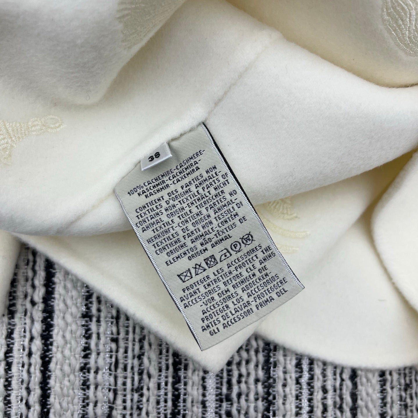 HERMES 25S REVERSIBLE SHORT CASERE HOODED COAT 012