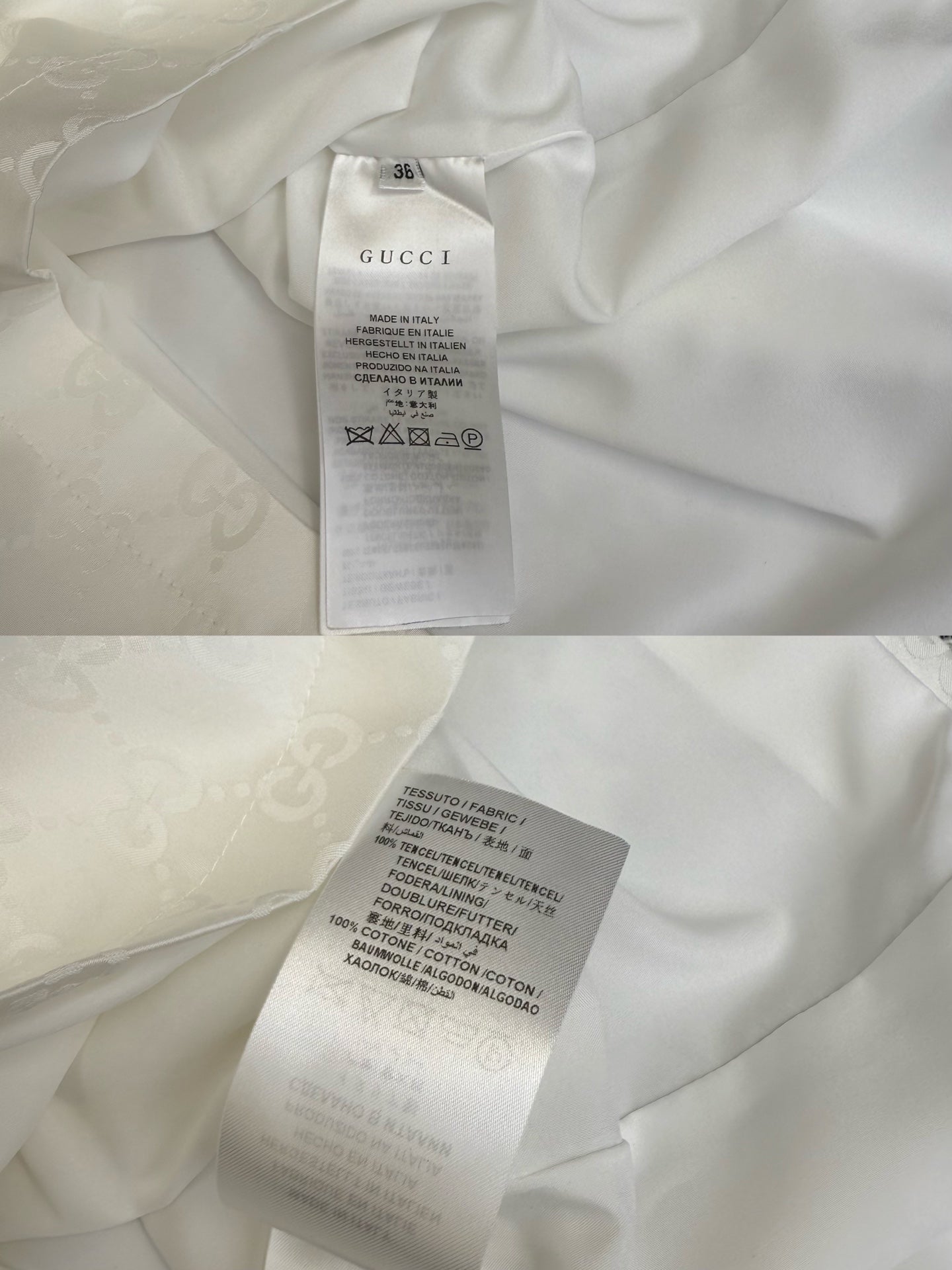 GUCCI SHORT-SLEEVE DRESS WITH ADJUSTABLE WAIST TIE