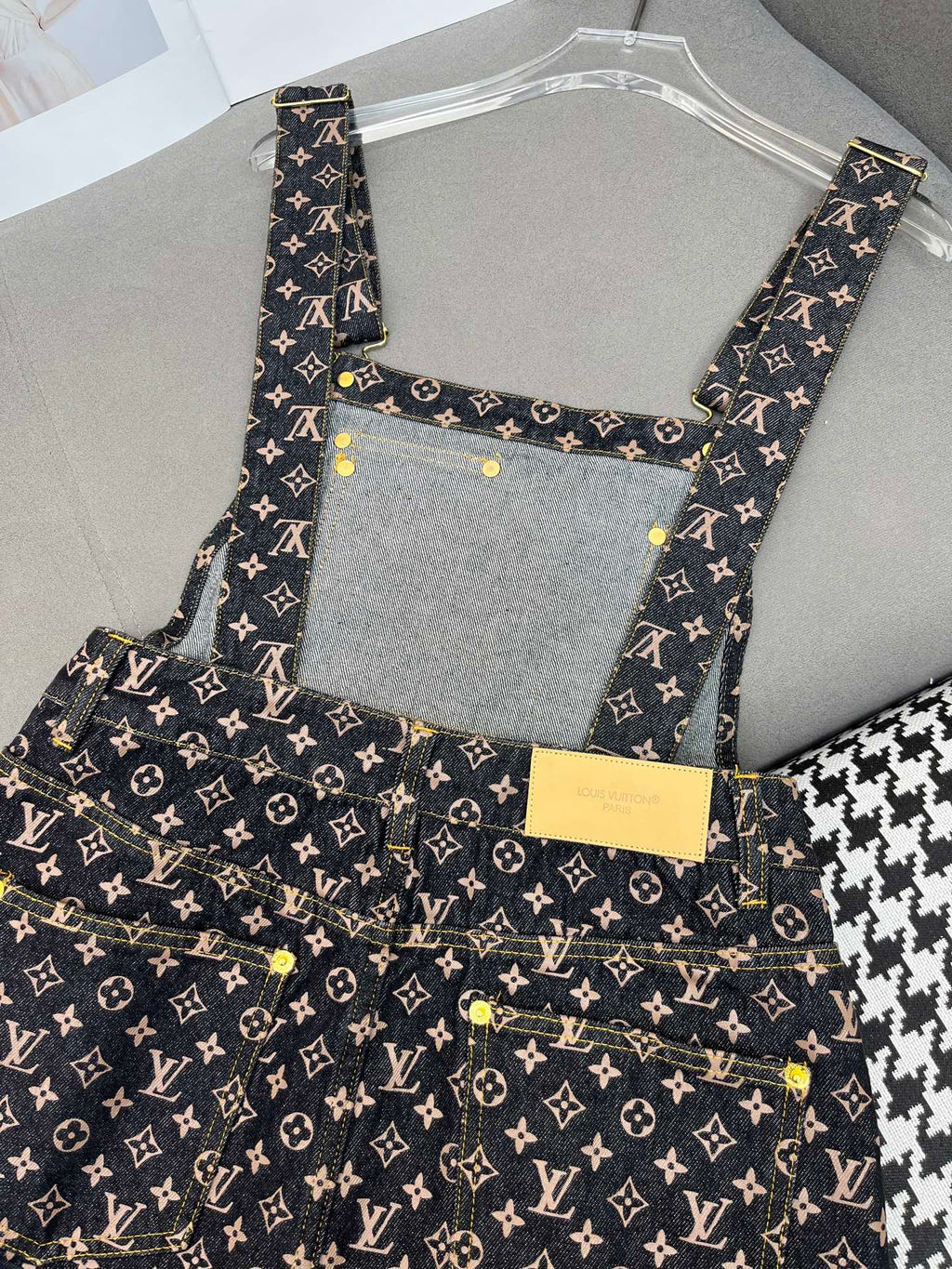 LOUIS VUITTON LV NEW DENIM OVERALL DRESS 269064