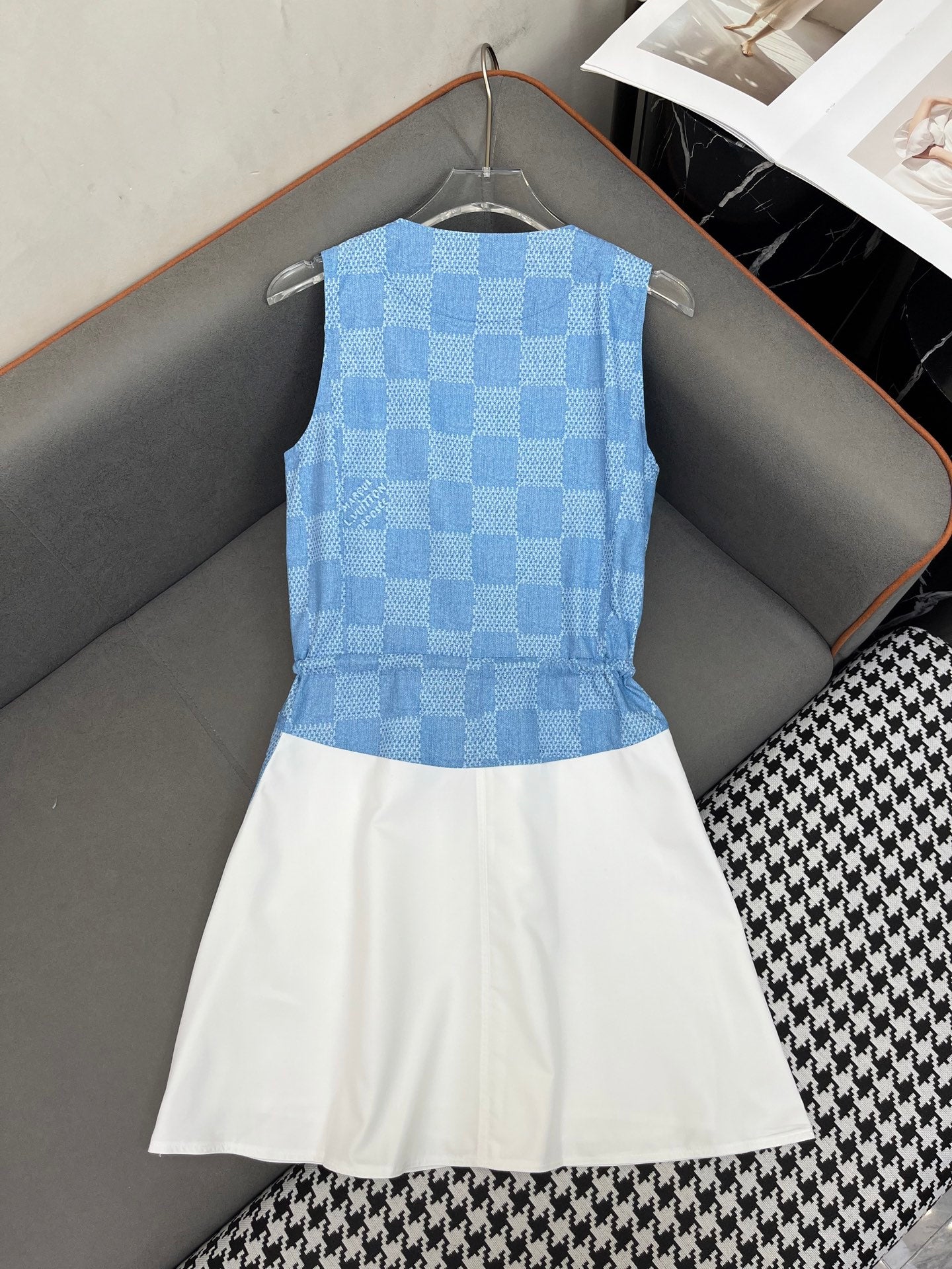 LOUIS VUITTON LV TANK DRESS BLUE 25S IN POLYESTER 266630