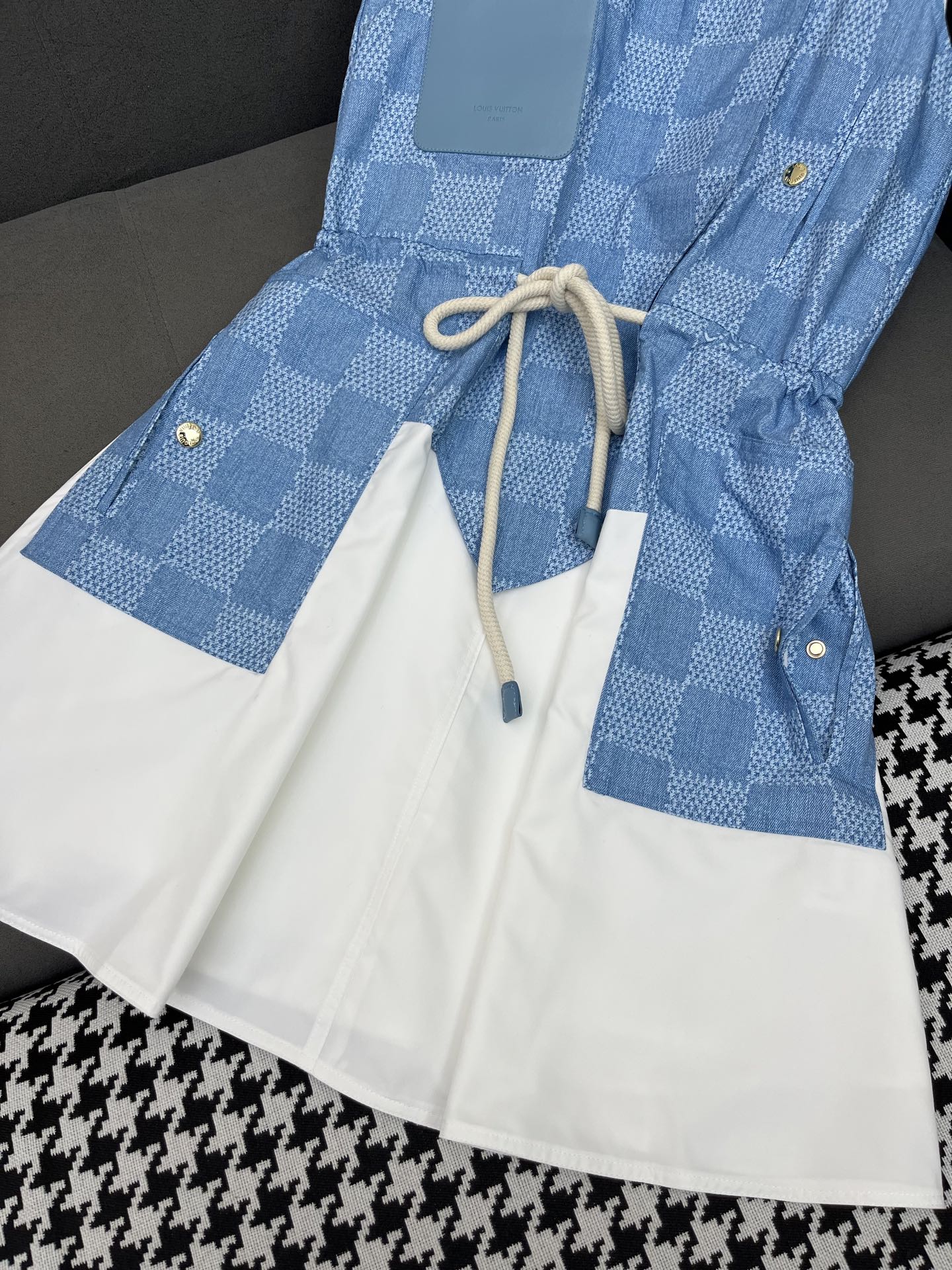 LOUIS VUITTON LV TANK DRESS BLUE 25S IN POLYESTER 266630